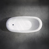 Broadway FS21 1800x900x800mm Oval Acrylic Freestanding Bathtub