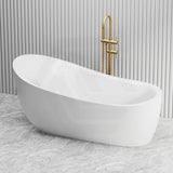 Broadway FS21 1800x900x800mm Oval Acrylic Freestanding Bathtub