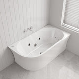 Broadway FS7 1500/1700x780x600mm Back to Wall Spa Bathtub Acrylic Left / Right Corner Available