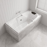 Broadway Marchena Spa Bath 1725x860x530mm Rectangula Drop-in Tub