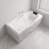 Broadway Marchena Bath 1725x860x530mm Rectangle Acrylic Drop In Bathtub Gloss White