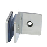 From 300 to 1200x2000mm Frameless Walk In Shower Screen Single Fixed Panel Chrome Brackets 10mm Glass