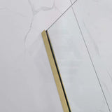 900/1000/1200x2000mm Frameless Shower Screen Single Door Fixed Panel 10mm Glass Variant Colour Channel
