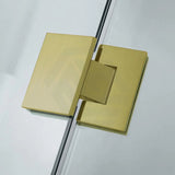 685-1400mm Wall to Wall Shower Screen Hinge and Door Panel Variant Colour Fittings Frameless 10mm Glass