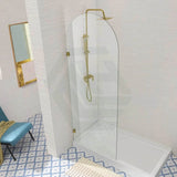 900/1000x2200mm Arch Frameless Shower Screen Fixed Panel Tempered Glass Variant Colour