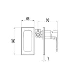 Ikon Seto Shower & Bath Mixer - Matt Black