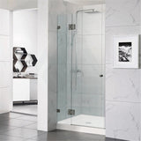 685-1400mm Wall to Wall Shower Screen Hinge and Door Panel Variant Colour Fittings Frameless 10mm Glass