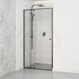 850-1250x2000mm Semi-frameless Shower Screen Pivot Door Wall to Wall Variant Colour Fittings 6mm Glass