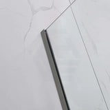 900/1000/1200x2000mm Frameless Shower Screen Single Door Fixed Panel 10mm Glass Variant Colour Channel
