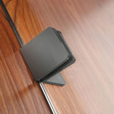 M#1(Gunmetal Grey) From 300 to 1200x2000mm Frameless Walk In Shower Screen Single Fixed Panel Gunmetal Grey Brackets 10mm Glass