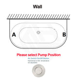 Broadway Mallorca Spa Bath 1500x750 / 1700x800x580mm Back To Wall Tub Variant Colour Available