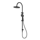 Amalfi Gooseneck Combo Shower Set - Matt Black