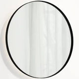 Mirror Round 900mm- Matt Black