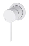 Penelle Mini Back Plate Wall Mixer  - Matt White