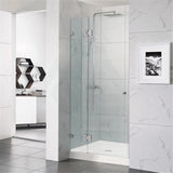 685-1400mm Wall to Wall Shower Screen Hinge and Door Panel Variant Colour Fittings Frameless 10mm Glass