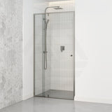 850-1250x2000mm Semi-frameless Shower Screen Pivot Door Wall to Wall Variant Colour Fittings 6mm Glass