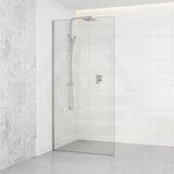 900/1000/1200x2000mm Frameless Shower Screen Single Door Fixed Panel 10mm Glass Variant Colour Channel