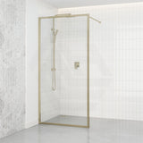 900-1200x2000mm Framed Walk-in Shower Screen Single Door Panel 6mm Thickness Glass Variant Colour Available