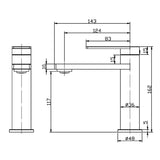 Coomera Basin Mixer - Chrome