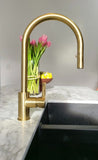 Pacifica Deluxe Pull Out Kitchen Sink Mixer - Brushed Gold