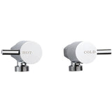 Lollipop Washing Machine Taps - Chrome