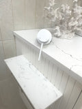 Penelle Mini Back Plate Wall Mixer  - Matt White