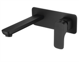 Eva Wall Mixer & Spout Combination - Matt Black