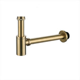 Round Bottle Trap - Brushed Gold
