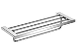 Square Bath Shelf- Chrome