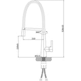 Seed Deluxe Flexi Pull-out Sink Mixer - Chrome