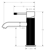 Bronte Basin Mixer - Brushed Nickel