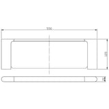 Cobre Metal Shelf - Brushed Copper