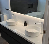 Flores Basin Mixer Tall - Chrome