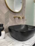 Tania 1/4 Turn Bath & Wall  Set - Brushed Gold