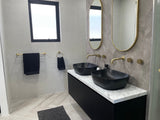 Tania 1/4 Turn Wall Top Assembles - Brushed Gold