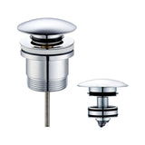 Pop Up Plug & Waste 32mm Universal Fit - Chrome
