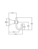 Birmingham Robe Hook - Matt Black