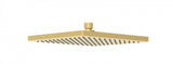 Square ABS Shower Head 200mm - Brushed Gold