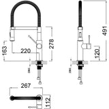 Ikon Scotia Sink Mixer - Chrome